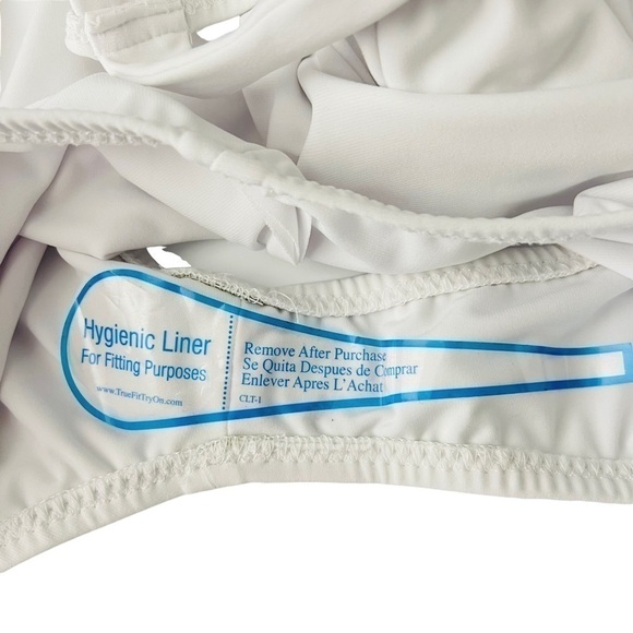 Norma Kamali Twist Mio One-Piece Swimsuit White Size S NWT - Picture 13 of 14